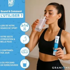 Granions Hydrop Collagène 1g comprimés