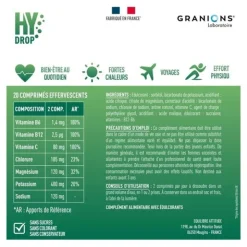 Granions Hydrop Vitamines et Minéraux comprimés