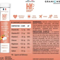 Granions Hydrop Vitamines et Minéraux comprimés