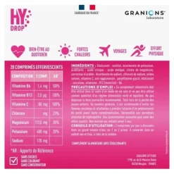 Granions Hydrop Vitamines et Minéraux comprimés
