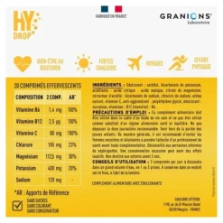 Granions Hydrop Vitamines et Minéraux comprimés