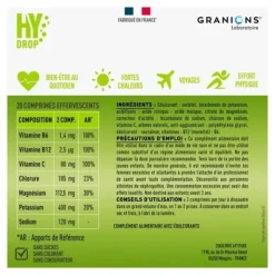 Granions Hydrop Vitamines et Minéraux comprimés