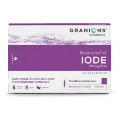 Granions Iode ampoules