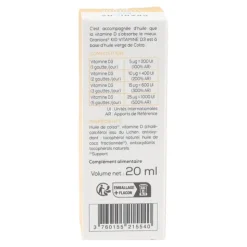 Granions Kid Vitamine D3 200 UI gouttes buvables