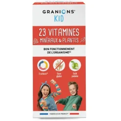Granions Kid 23 vitamines minéraux et plantes sirop