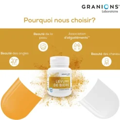 Granions Levure de bière et Zinc gélules
