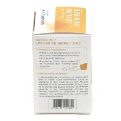 Granions Levure de bière et Zinc gélules