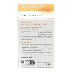 Granions Levure de bière et Zinc gélules