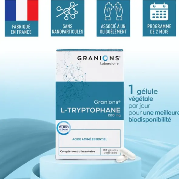 Granions L Tryptophane 220 mg gélules