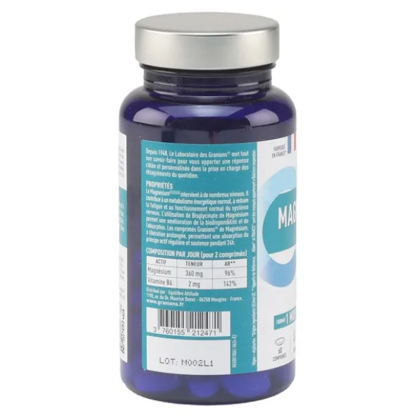 Granions Magnésium bisglycinate 360 mg comprimés