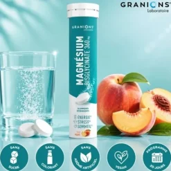 Granions Magnésium bisgycinate 360 mg comprimés effervescents