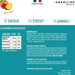 Granions Magnésium bisgycinate 360 mg comprimés effervescents
