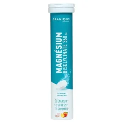 Granions Magnésium bisgycinate 360 mg comprimés effervescents