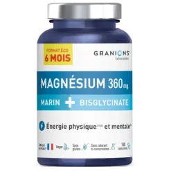 Granions Magnésium Marin + Bisglycinate 360 mg comprimés