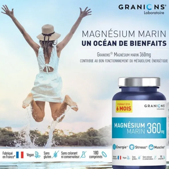 Granions Magnésium marin 360 mg comprimés