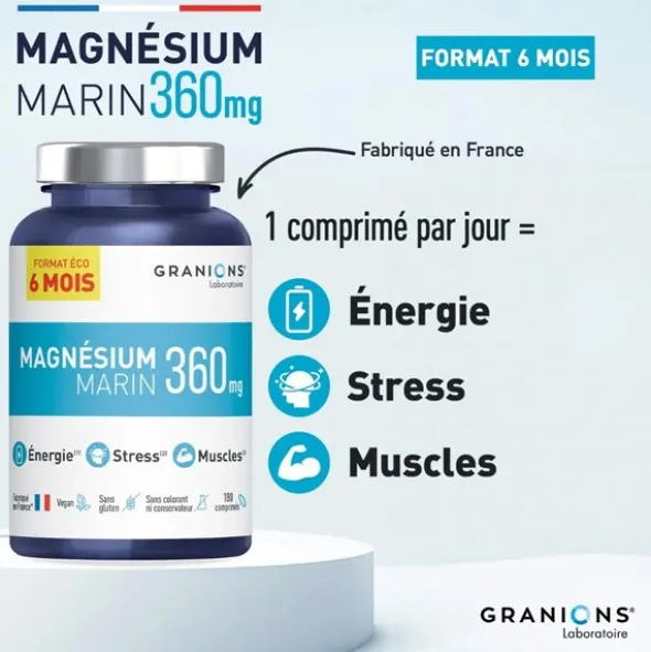 Granions Magnésium marin 360 mg comprimés