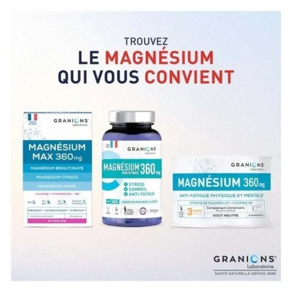 Granions Magnésium marin 200 mg gélules