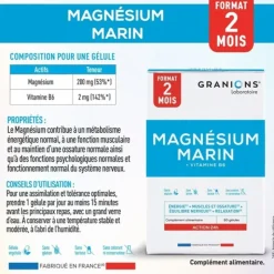 Granions Magnésium marin 200 mg gélules