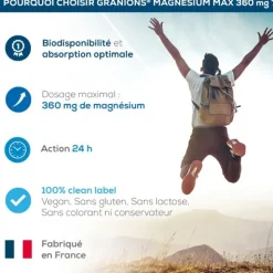 Granions Magnésium Max 360 mg comprimés