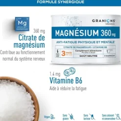 Granions Magnésium 360 mg poudre