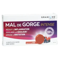 Granions Mal de gorge intense pastille