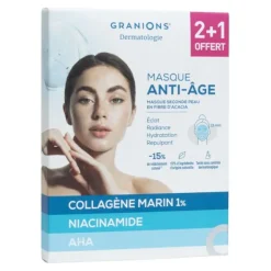 Granions Masque visage anti âge Eclat