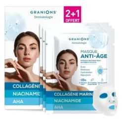 Granions Masque visage anti âge Eclat