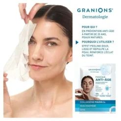 Granions Masque visage anti âge Eclat