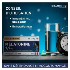 Granions Mélatonine 1,9 mg comprimés