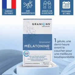 Granions mélatonine 1 mg gélules