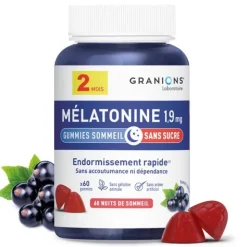 Granions Mélatonine 1,9 mg gummies