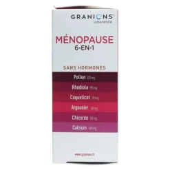 Granions Ménopause 6 en 1 comprimés