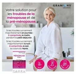 Granions Ménopause 6 en 1 comprimés