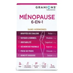 Granions Ménopause 6 en 1 comprimés