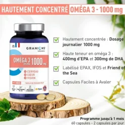 Granions Oméga 3 1000 mg capsules