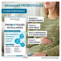 Granions Probiotiques Flore intestinale gélules