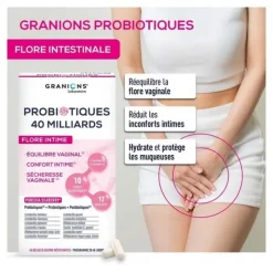 Granions Probiotiques Flore intime gélules