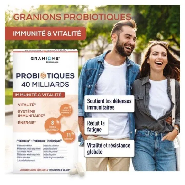 Granions Probiotiques Immunité et vitalité gélule