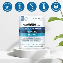 Granions Pro Keracys Collagène cheveux 4 en 1 poudre