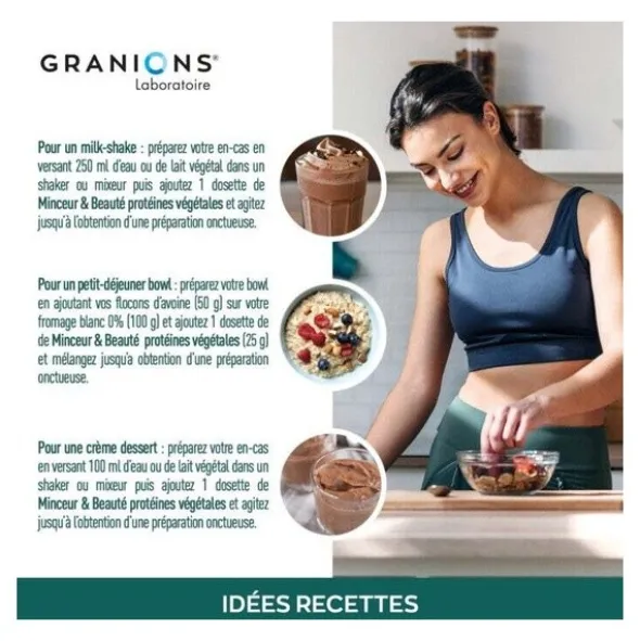 Granions Protéines végétales Minceur et Beauté poudre