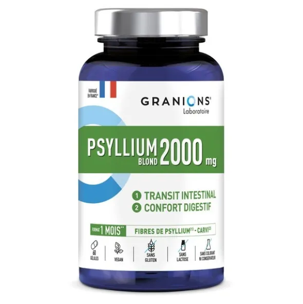 Granions Psyllium Blond 2000 mg gélules