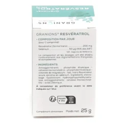 Granions resvératrol 200 mg comprimés