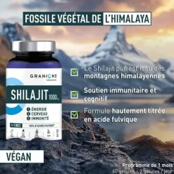 Granions Shilajit 1000 mg gélules