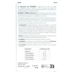 Granions Somdor+ Mélatonine 1 mg comprimés