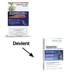 Granions Somdor+ Mélatonine 1 mg comprimés