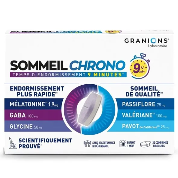 Granions Sommeil Chrono comprimés