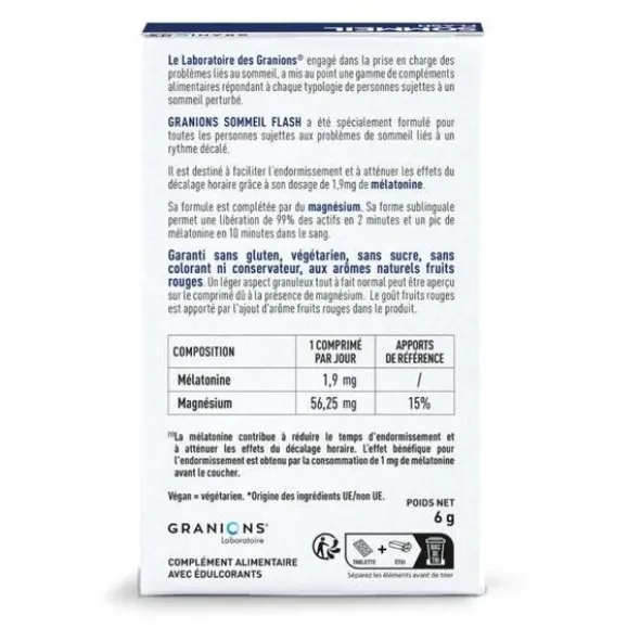 Granions Sommeil Flash comprimé