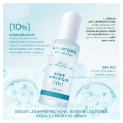 Granions Sérum anti imperfections Acide Azélaïque 10%