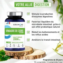 Granions Vinaigre de cidre 2000 mg comprimés