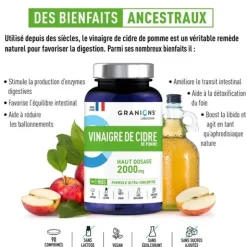 Granions Vinaigre de cidre 2000 mg comprimés